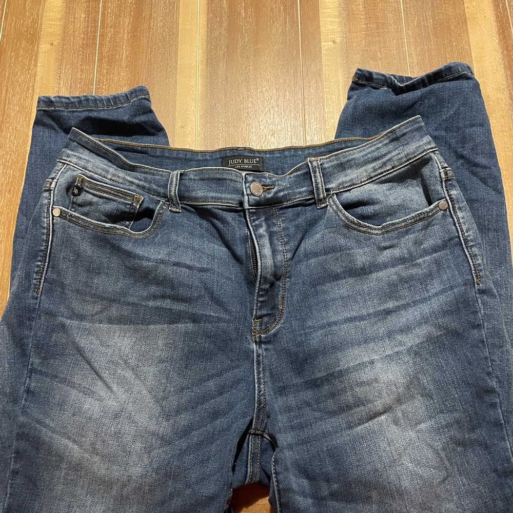 Judy Blue Women's Relaxed Fit Jeans - Dark Blue